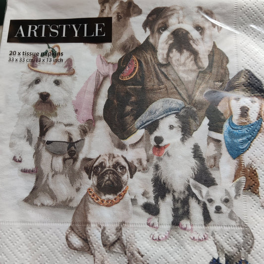 Servetter med vackra motiv