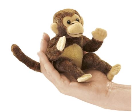 Fingerdukke - dyr - abe