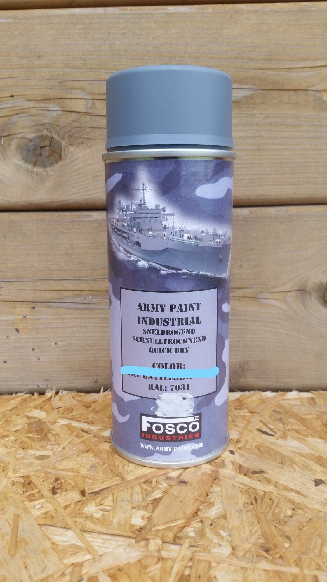 Sprayfärg Blågrå/blågrå med brunt