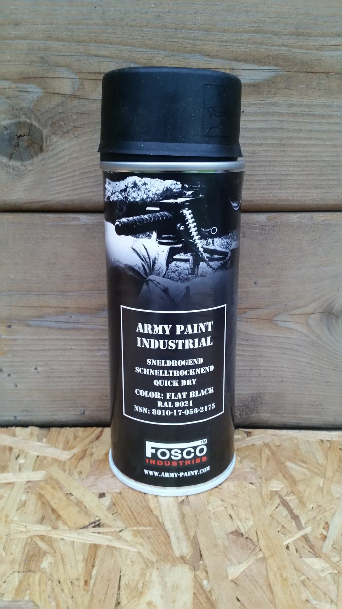 Sprayfärg Flat Svart/mattsvart