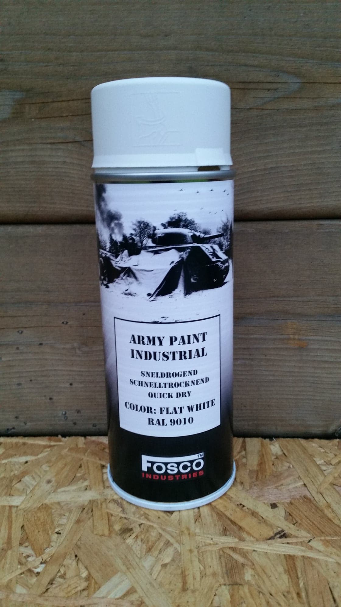 Sprayfärg Flat White/matt vit