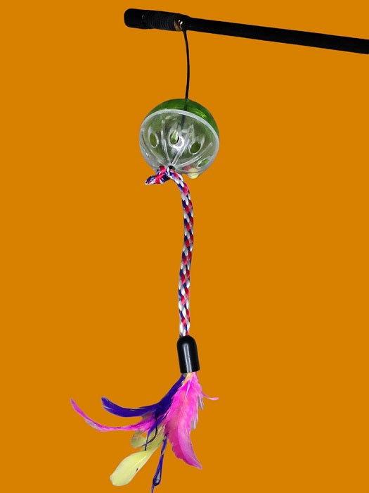 Kattleksak som är en retande pinne