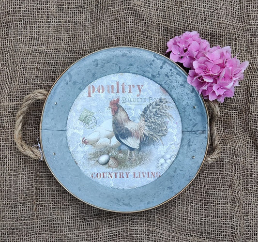 Fat med kycklingmotiv