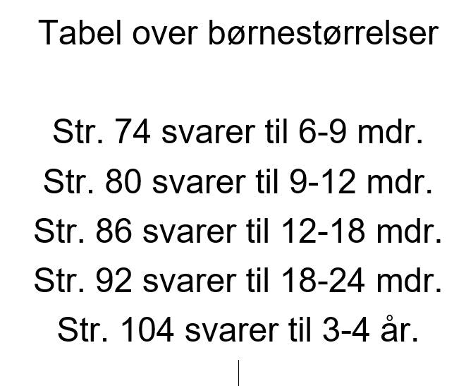 Bodystocking med kanin, rådyr og ræv