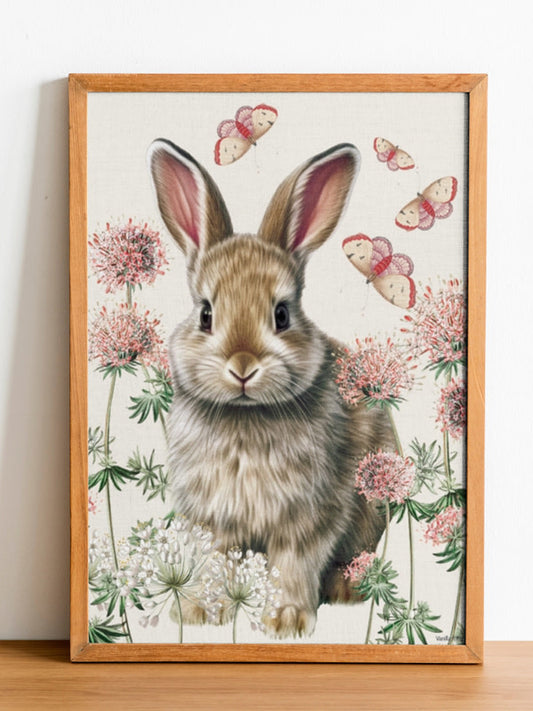 Plakat med kanin