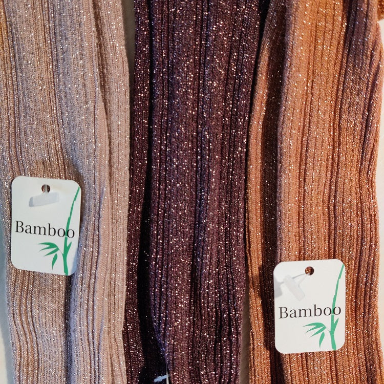 mpDenmark strømpebukser i bambus med glimmer